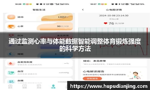 通过监测心率与体能数据智能调整体育锻炼强度的科学方法